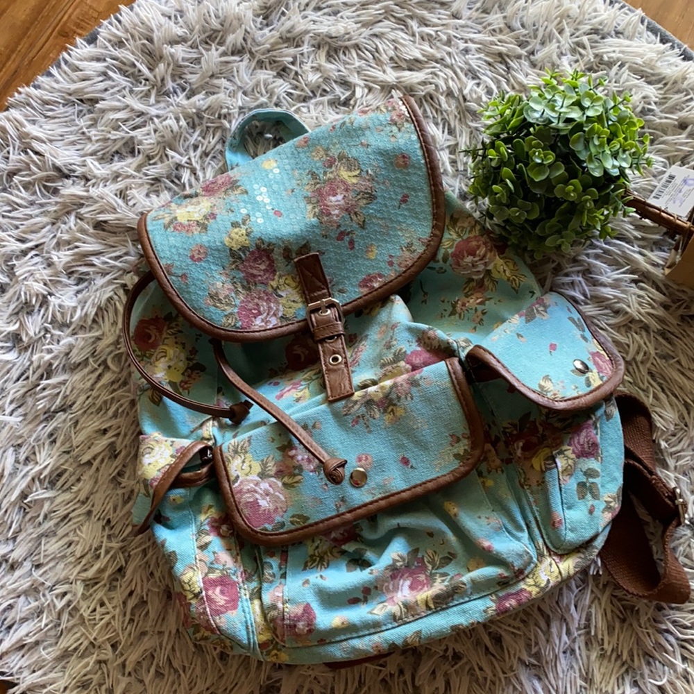 Cute flower backpack
